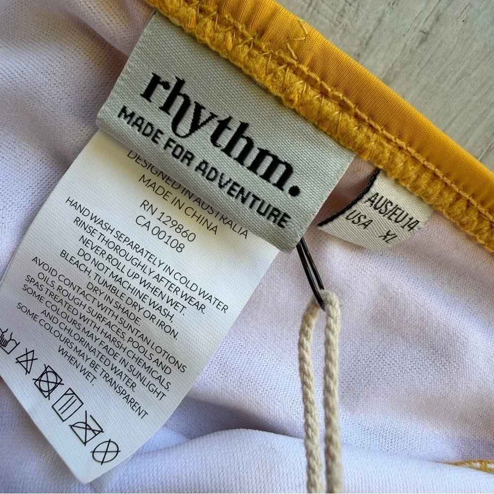 Rhythm Women's Striped Bikini Bottoms